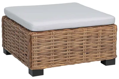 Obrázek produktu pro Puf s polštářem GENDT, přírodní ratan