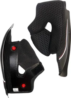 Produktbild von Schwarzes Kissenpaar CGM 320 NEUTRON Helm Größe L