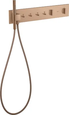 Produktbild von Thermostatmodul AXOR ShowerComposition UP 610 / 110 4 Verbr brushed red gold brushed red gold