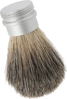 Obrázok produktu pre Prenosná kefa na fúzy, hliníková rukoväť, kefa na fúzy, nástroj na holenie, ľahká, na cesty, na doma