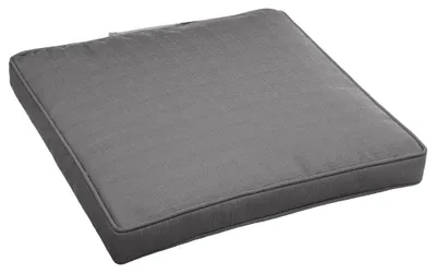 Produktbild von Stuhlaufsatz mit klettverschluss "korai" schieferfarben 40x40x4cm aus polyester - Hespéride