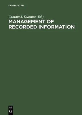 Produktbild von Management of Recorded Information