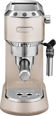 Zdjęcie produktu dla De’Longhi Dedica Style EC 785.BG, Ekspres do espresso, 1,1 l, Kapsułka kawy, Kawa mielona, 1300 W, Beżowy