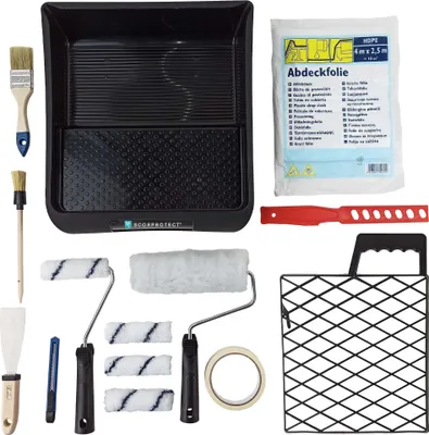Produktbild von Scorprotect® Renovier-Komplett-Set 16-teilig für Malerarbeiten