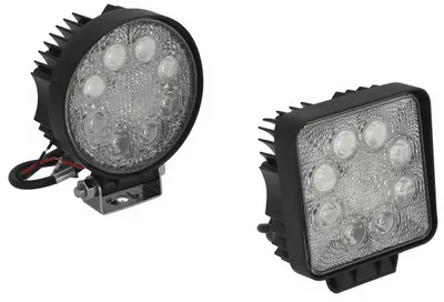Produktbild von LED-Suchscheinwerfer, Bootsscheinwerfer wasserdicht IP67, Arbeitsscheinwerfer / Arbeitslicht für Boote & KFZ Größe: Rund