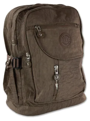 Produktbild von Bag Street Nylon Rucksack Damen Herren Sporttasche braun 30x38x18 D2OTJ604N