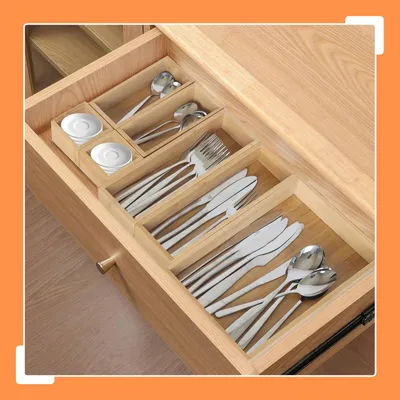 Immagine prodotto di Set di organizer per cassetti in bambù, 7 pezzi, multi-dimensione