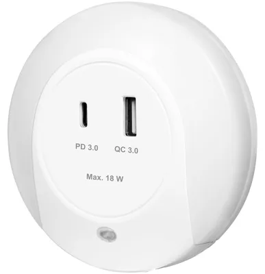 Obrázok produktu pre LogiLink LED020 Orientačné LED svetlo LogiLink so senzorom súmraku, biele