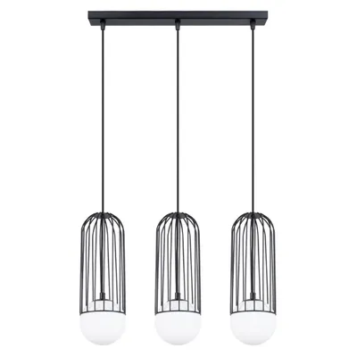 Zdjęcie produktu dla Lampa wisząca BRINA czarna 3xG9x8W metal wym:115x12x12cm IP20 Sollux Lighting