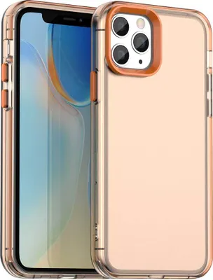 Obrázek produktu pro Pouzdro pro iPhone 11 Pro, tenké poloprůhledné matné nárazuvzdorné pouzdro na telefon Pomerančový