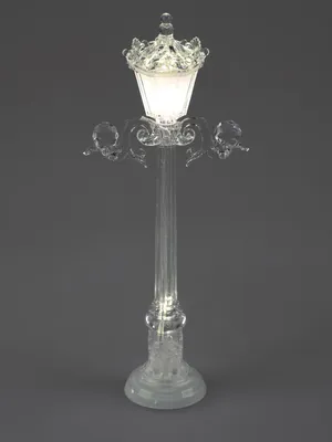 Produktbild von LED Dekoobjekt Laterne H. 26cm aus Acryl mit Timer Formano W25