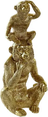 Image de Figurine décorative DKD Home Decor Or 13,5 x 10 x 30 cm