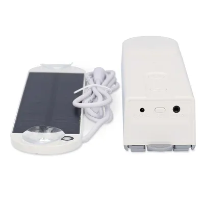 Produktbild von Nedis SmartLife Vorhang Roboter - Kabelanlage - Flächenvorhänge / Raffrollos / Rollos - Netzstromversorgung / Solar Powered - 2000 mAh - Bluetooth - Weiss