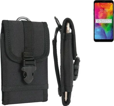 Produktbild von K-S-Trade Handyhülle kompatibel mit LG Electronics Q7+ Gürteltasche Holster Handytasche Gürtel Tasche Schutzhülle Robuste Handy Schutz Hülle