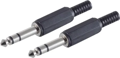 Obrázok produktu pre shiverpeaks BS50100-2 drôtový konektor 6,3 mm čierny (BS50100-2)