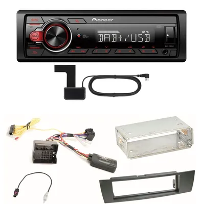 Produktbild von Pioneer MVH-130DAB Digitalradio USB Einbauset für BMW E87 E81 E82 X1 E84