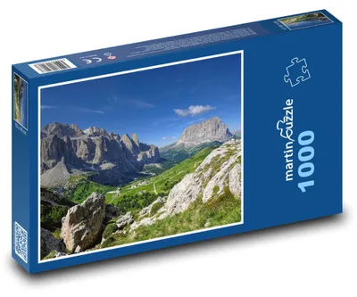 Produktbild von Puzzle 1000 Majestätischer Bergblick - martinpuzzle