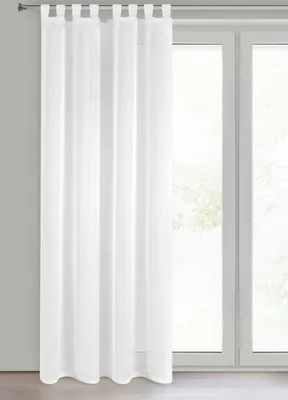 Produktbild von Gardine LUCY weiß 140x250 Schlaufen