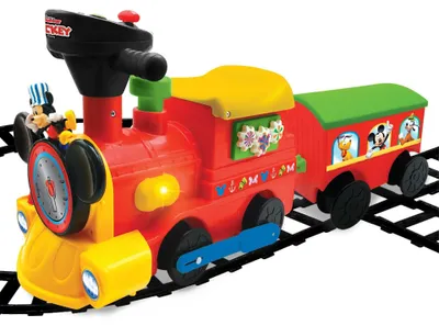 Produktbild von KIDDIELAND Mickey Zug mit Batteriebetrieb und Schienen