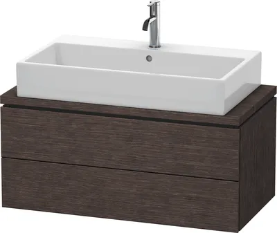 Produktbild von Konsolenunterschrank L-CUBE 400x920x477mm eiche dunkel gebürstet eiche dunkel gebürstet