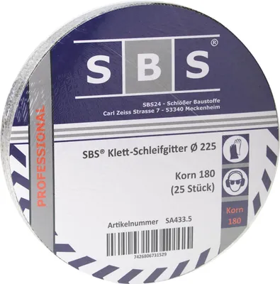 Produktbild von 25 Gitterleinen Trockenbau Schleifgitter 225mm Korn 180