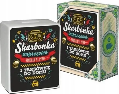 Zdjęcie produktu dla skarbonka kostka na taksówkę i do domu