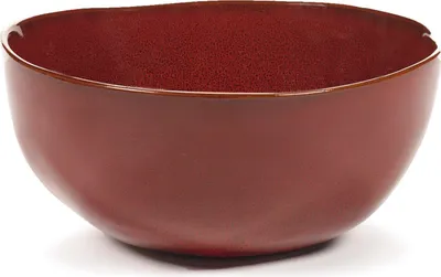 Produktbild von SERAX La Mere Schale, venetian red, Höhe: 95 mm, ø: 210 mm