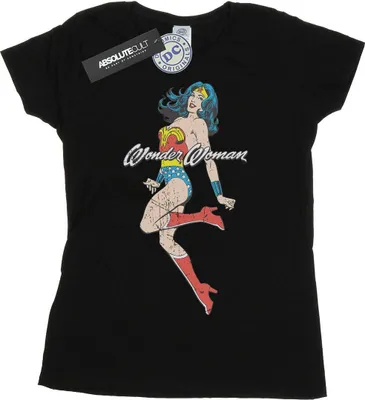 Produktbild von DC Comics - T-Shirt für Damen BI17093 (XXL) (Schwarz)