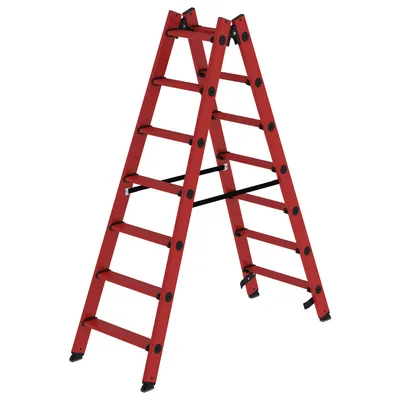 Produktbild von MUNK GFK- Stufenstehleiter 2x7 Stufen