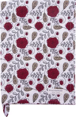 Produktbild von Krasilnikoff - Geschirrtuch KW9477 Playful Flowers, red