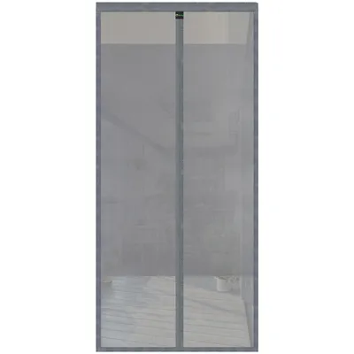 Zdjęcie produktu dla Sekey Moskitiera do drzwi balkonowych 90 x 210 cm Magnetyczna kurtyna do drzwi balkonowych bez wiercenia, moskitiera szara