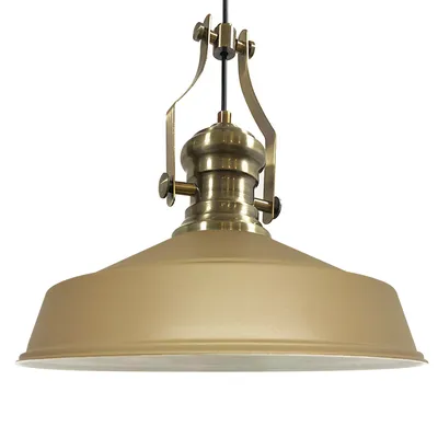 Produktbild von Pendelleuchte Pendellampe Vintage, Neo-Asletl, Beige Groß Lampe