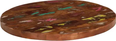 Produktbild von vidaXL Tischplatte Ø 60x1,5 cm Rund Altholz Massiv