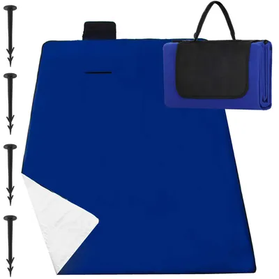 Productafbeelding van Picknickkleed | Picknickdeken | Buitenkleed | Picknick | 150 x 135 cm | Blauw