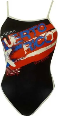 Image de Turbo Puerto Rico Maillot de bain Noir L Femme Noir L