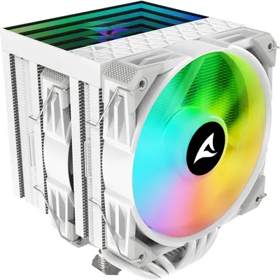 Image de Sharkoon A60 RGB Processor Air cooler 12 cm White 1 pc(s)