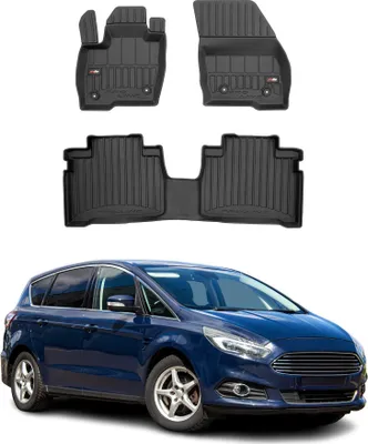 Image de Tapis de Sol pour Ford S-Max 2015-2018 TPE Noir