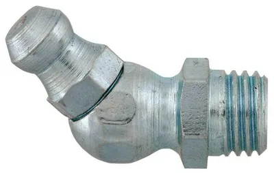 Produktbild von Konische Schmiernippel, 45° abgewinkelt, H2, M6*1, Packung à 10 Stück – T 15 107-14O