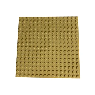 Obrázok produktu pre LEGO® 16x16 panelov Stavebné panely Svetlo béžová Stavebnica na oboch stranách - 91405 NOVINKA! Množstvo 1x