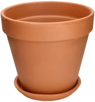Image de KOTARBAU® : Pot de fleurs en terre cuite, idéal pour les intérieurs et les jardins, diamètre 27 cm