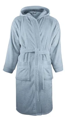 Produktbild von The One Towelling - Morgenmantel für Herren/Damen Uni, mit Kapuze LT4896 (S-M) (Hellblau)