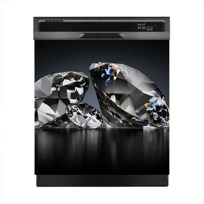 Produktbild von Magnete Dekorative 60x60 cm Küche Magnetmatte Spülmaschine - Diamanten Edelsteine