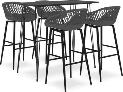 Produktbild von 5-tlg. Bar-Set Schwarz und Grau