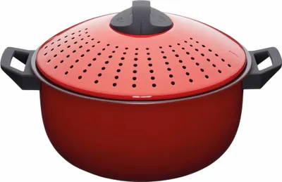 Produktbild von KitchenCraft WOF Nudeltopf aus Kohlenstoffstahl - 4lL.