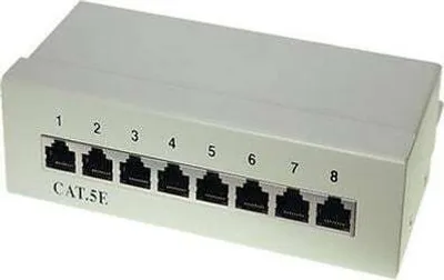 Produktbild von ShiverPeaks S/CONN maximum connectivity Patchfeld-cat 5e Patchpanel, geschirmt, 8 Ports (75058)