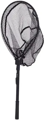Produktbild von Faltbare Angelnetz - Teleskopgriff - Leicht und kompakt - Schwarz - Ideal für Angeln - Geeignet für alle Angler - Hochwertig