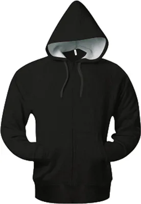 Produktbild von Kariban Herren Sweatjacke Kapuzenpullover Hoodie Sweatshirt Pullover, Größe:4XL, Farbe:Schwarz