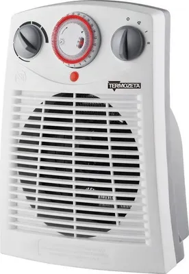 Obrázek produktu pro Termozeta TZR14N Vertikální teplovzdušný radiátor, šedý, 2000 W, s 24hodinovým časovačem a termostatem