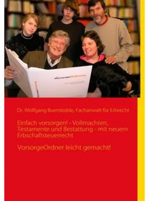 Immagine prodotto di Einfach vorsorgen! - Vollmachten, Testamente und Bestattung - mit neuem Erbschaftsteuerrecht