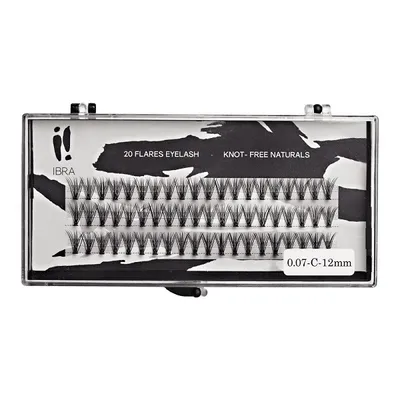 Obrázek produktu pro Ibra Umělé Řasy Bez Uzlu 0.07mm C-12mm, 60 Kusů